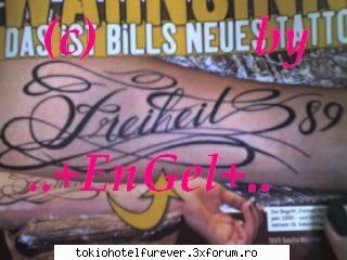Bill...ink un tatuaj - LoryBillKaulitz - ~Bill Kaulitz~